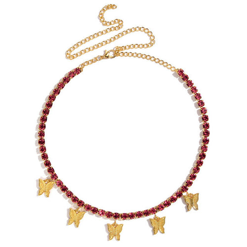 Bild in Galerie-Viewer laden, Halskette mit Schmetterlingsanhänger