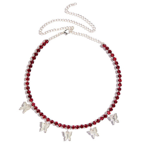 Bild in Galerie-Viewer laden, Halskette mit Schmetterlingsanhänger