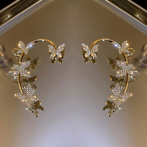 Bild in Galerie-Viewer laden, Schmetterlings-Ohrclip