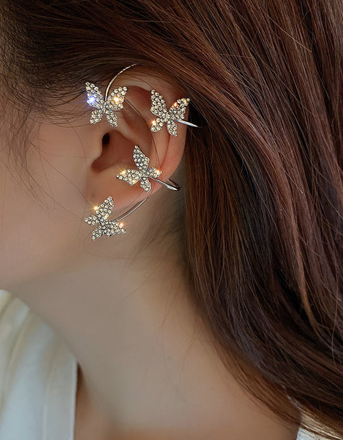 Bild in Galerie-Viewer laden, Schmetterlings-Ohrclip