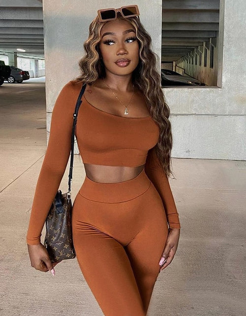 Load image into Gallery viewer, Gym Crop Tank Top Leggings Set