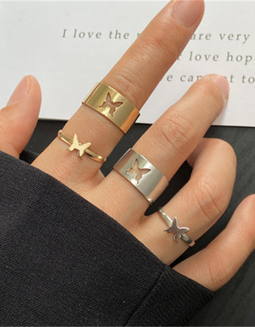 Bild in Galerie-Viewer laden, Schmetterlingsringe