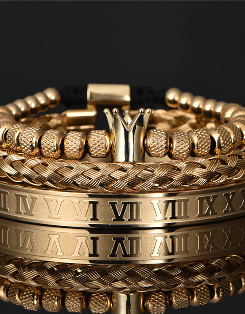 Load image into Gallery viewer, Royal Crown Charm Bracelet