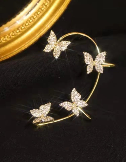 Bild in Galerie-Viewer laden, Schmetterlings-Ohrclip