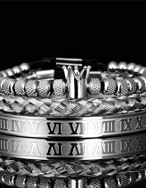 Load image into Gallery viewer, Royal Crown Charm Bracelet