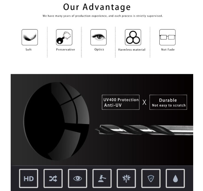 Klassische quadratische Sonnenbrille