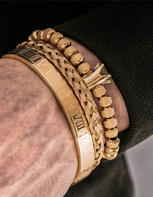 Load image into Gallery viewer, Royal Crown Charm Bracelet