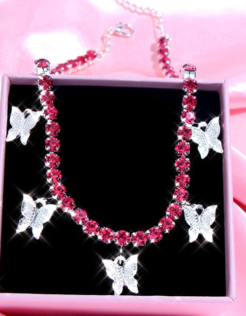 Bild in Galerie-Viewer laden, Halskette mit Schmetterlingsanhänger