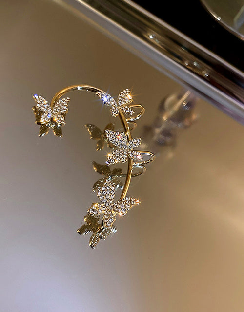 Bild in Galerie-Viewer laden, Schmetterlings-Ohrclip