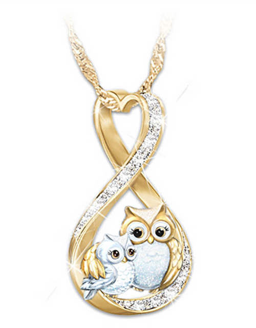 Load image into Gallery viewer, Infinity Ring Necklace