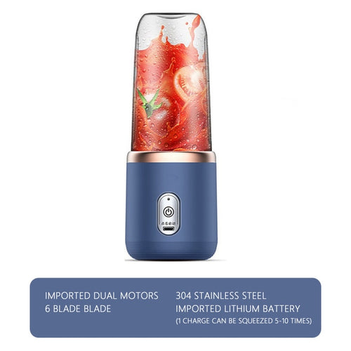 Load image into Gallery viewer, 6 Blades Portable Juicer Blender
