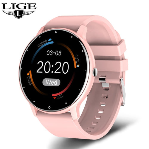 Bild in Galerie-Viewer laden, Wasserdichte Fitness-Smartwatch mit Schutzart IP67
