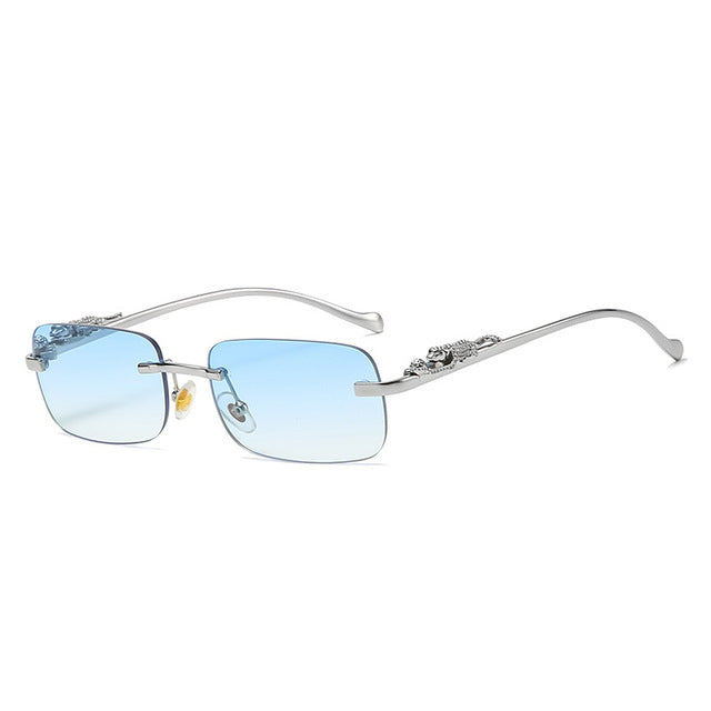 Randlose quadratische Sonnenbrille