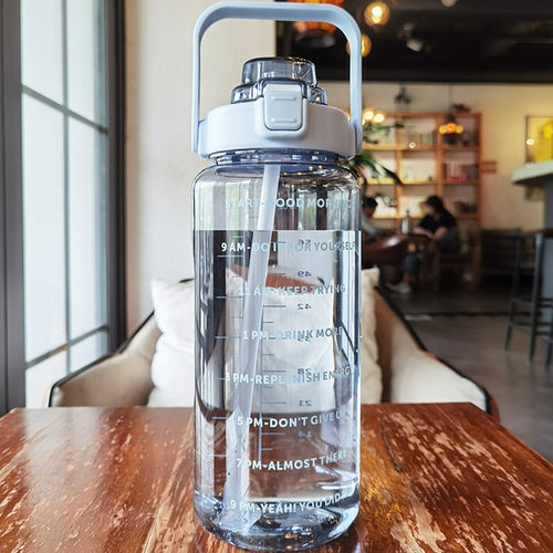 Load image into Gallery viewer, Plastic Straw Water Bottle
