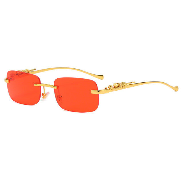 Randlose quadratische Sonnenbrille