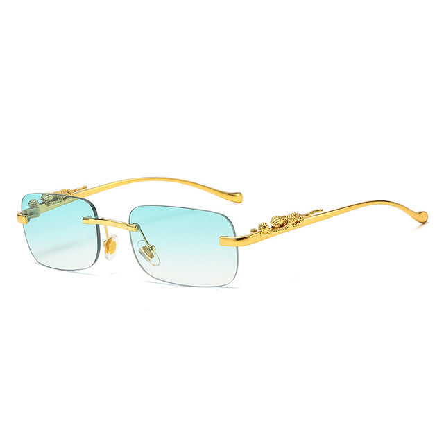 Randlose quadratische Sonnenbrille