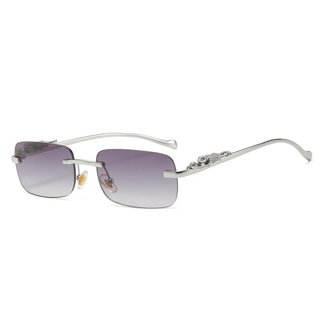 Randlose quadratische Sonnenbrille