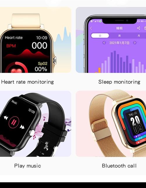 Bild in Galerie-Viewer laden, Neue Fitness-Tracker-Smartwatch
