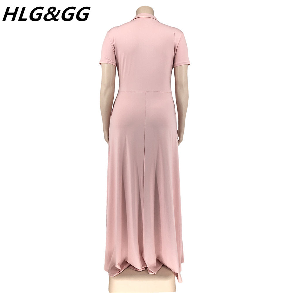 A-Line Long Plus Size Dress