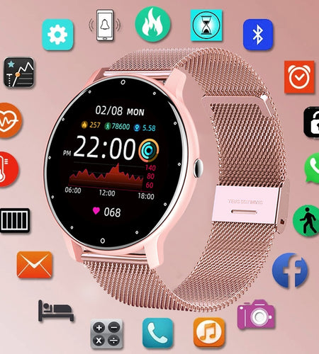 Wasserdichte Fitness-Smartwatch mit Schutzart IP67