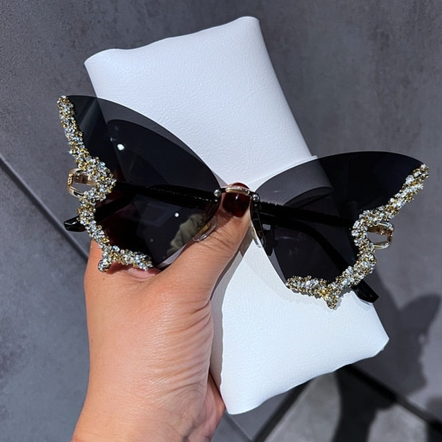 Diamond Butterfly Sunglasses