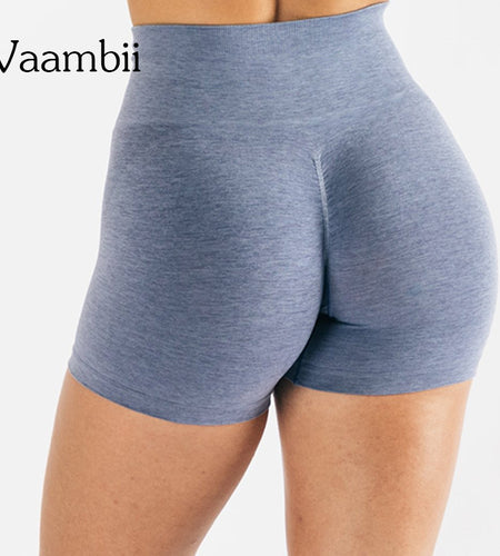 Sportshorts mit hoher Taille