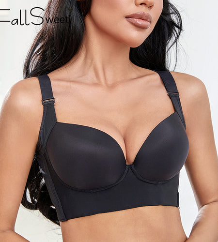 Deep Cup Push Up Bra