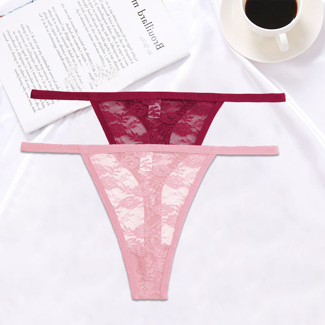 2PCS/Set Women Lace G-string Panties