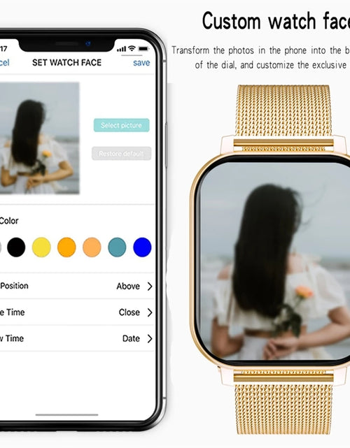 Bild in Galerie-Viewer laden, Neue Fitness-Tracker-Smartwatch
